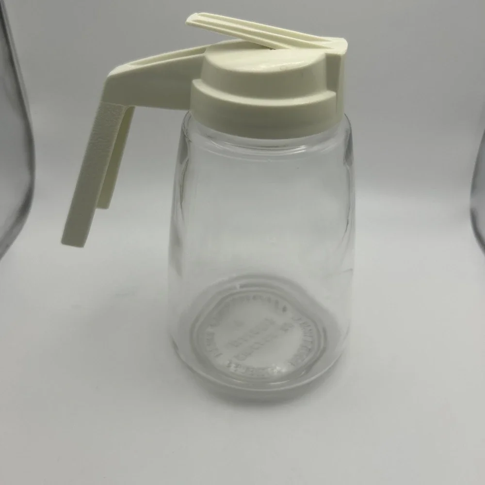 Vintage Federal Housewares Fedco Corp. Syrup / Creamer Dispenser‎ Yellow Lid